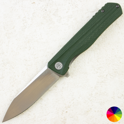 Нож Petrified Fish Forward, D2, Satin, Micarta Handle, PF818
